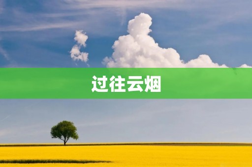 过往云烟：回忆过去，珍惜现在，展望未来