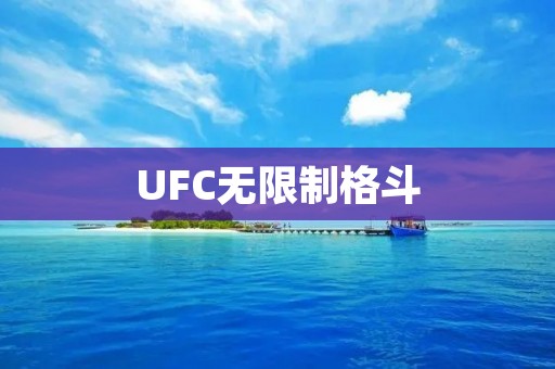 UFC无限制格斗：现代搏击的最高境界