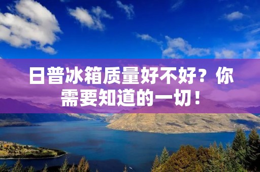 日普冰箱质量好不好？你需要知道的一切！