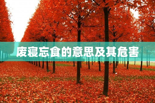 废寝忘食的意思及其危害
