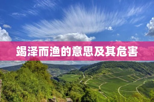 竭泽而渔的意思及其危害