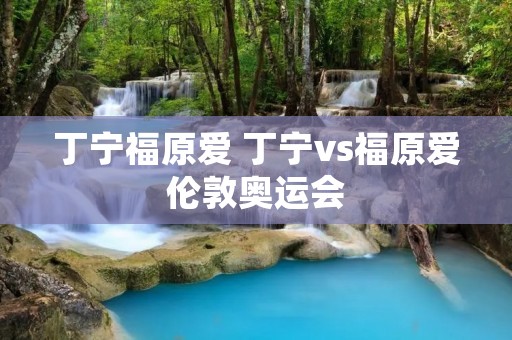 丁宁福原爱 丁宁vs福原爱伦敦奥运会