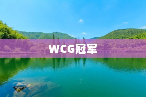 WCG冠军：电竞领域的巅峰荣耀
