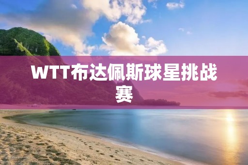 WTT布达佩斯球星挑战赛：全球顶尖球星同台竞技