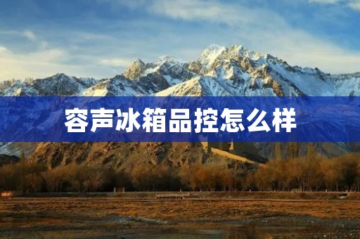 容声冰箱品控怎么样:从品质到服务全方位分析 容声冰箱品控怎么样:从品质到服务全方位分析