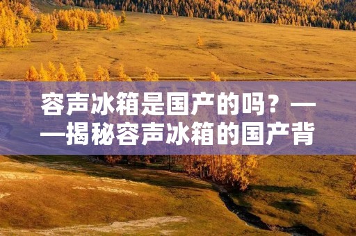 容声冰箱是国产的吗?——揭秘容声冰箱的国产背景 容声冰箱是国产的吗?——揭秘容声冰箱的国产背景