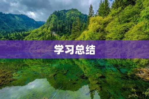 学习总结：如何高效学习
