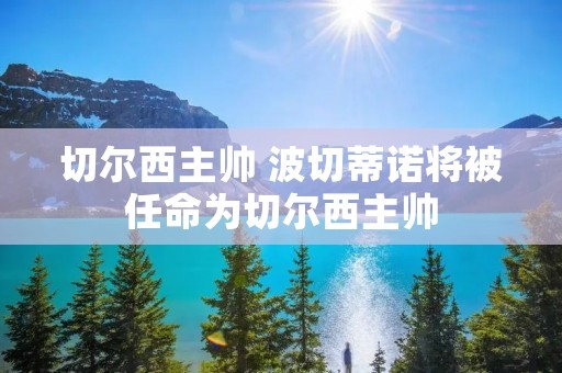 切尔西主帅 波切蒂诺将被任命为切尔西主帅