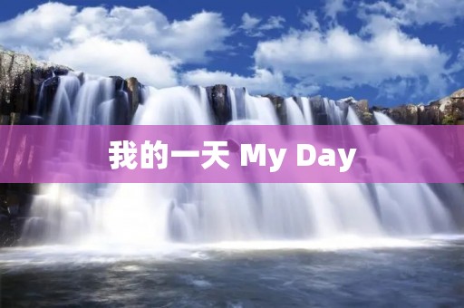 我的一天 My Day