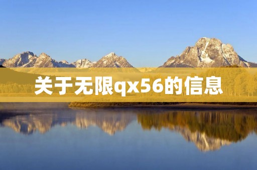 关于无限qx56的信息