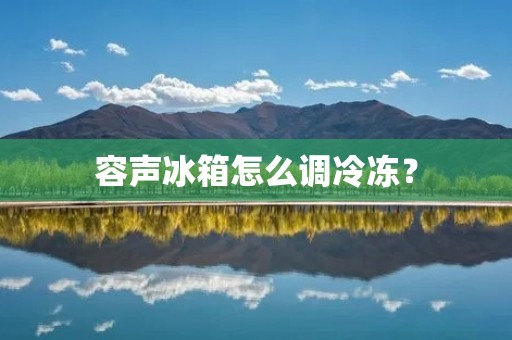 容声冰箱怎么调冷冻? 容声冰箱怎么调冷冻?