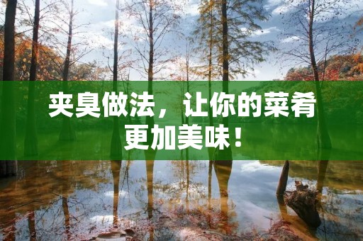 夹臭做法,让你的菜肴更加美味! 夹臭做法,让你的菜肴更加美味!