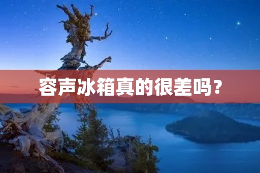 容声冰箱真的很差吗? 容声冰箱真的很差吗?