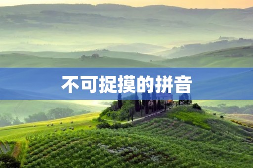 不可捉摸的拼音：探究汉字拼音的起源和演变