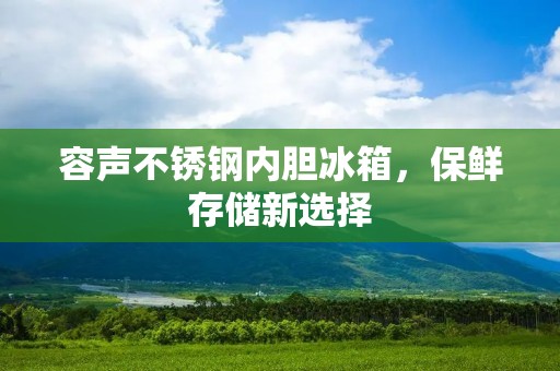 容声不锈钢内胆冰箱，保鲜存储新选择