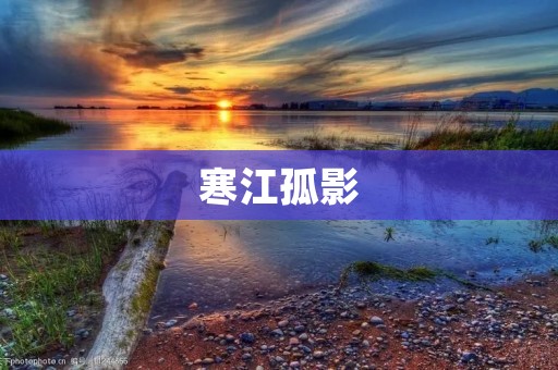 寒江孤影:一场孤独而美丽的演绎 寒江孤影:一场孤独而美丽的演绎