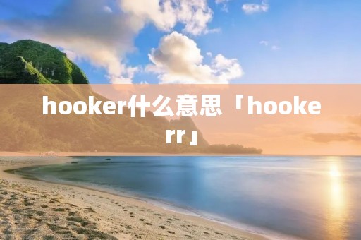 hooker什么意思「hookerr」