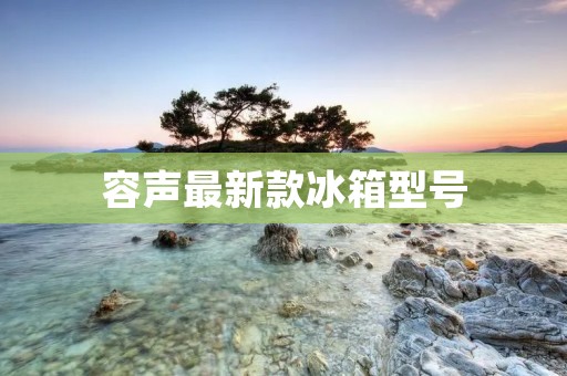 容声最新款冰箱型号：独具匠心的科技之作