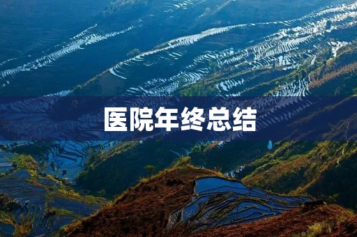 医院年终总结:以人为本,持续创新,提升医疗服务质量