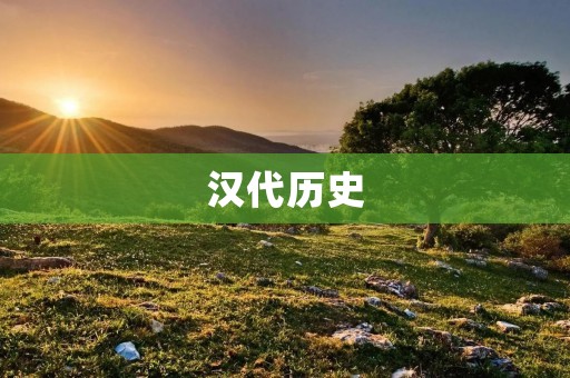 汉代历史:政治、经济和文化的综合发展 汉代历史:政治、经济和文化的综合发展