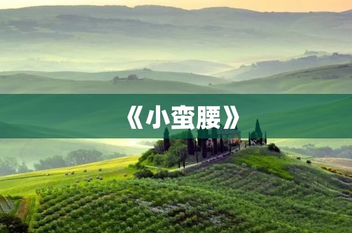 《小蛮腰》：揭示现代女性身体焦虑与自我认同
