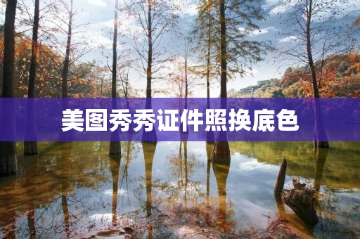 美图秀秀证件照换底色:让您的证件照更加精美