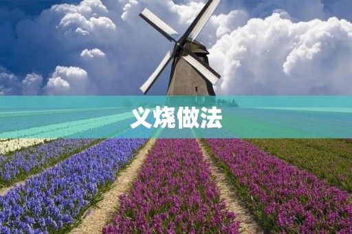 义烧做法：传统美味的制作方法