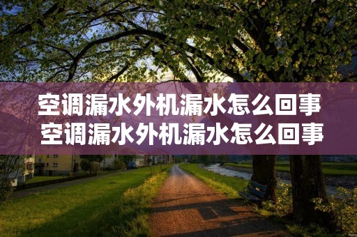 空调漏水外机漏水怎么回事 空调漏水外机漏水怎么回事啊