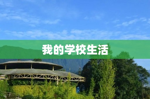 我的学校生活 我的学校生活
