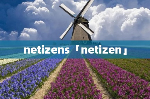 netizens「netizen」