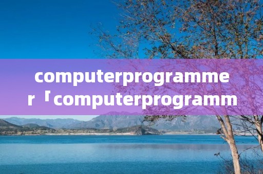 computerprogrammer「computerprogrammer造句并翻译」