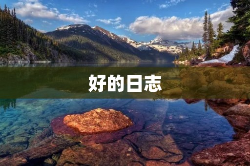 好的日志:记录生活点滴,留下珍贵回忆 好的日志:记录生活点滴,留下珍贵回忆