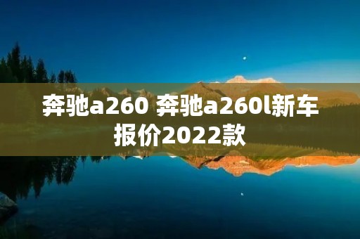 奔驰a260 奔驰a260l新车报价2022款