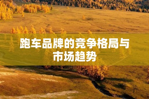 跑车品牌的竞争格局与市场趋势 跑车品牌的竞争格局与市场趋势