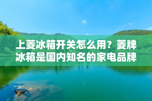 上菱冰箱开关怎么用?菱牌冰箱是国内知名的家电品牌之一,其产品在市场上深受消费者的喜爱。但是对于新手来说,使用起来可能会有些不太熟悉,尤其是开关这一块。那么,下面就为大家详细介绍一下上菱冰箱开关的使用方法。 上菱冰箱开关怎么用?菱牌冰箱是国内知名的家电品牌之一,其产品在市场上深受消费者的喜爱。但是对于新手来说,使用起来可能会有些不太熟悉,尤其是开关这一块。那么,下面就为大家详细介绍一下上菱冰箱开关的使用方法。