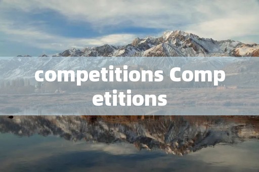competitions Competitions