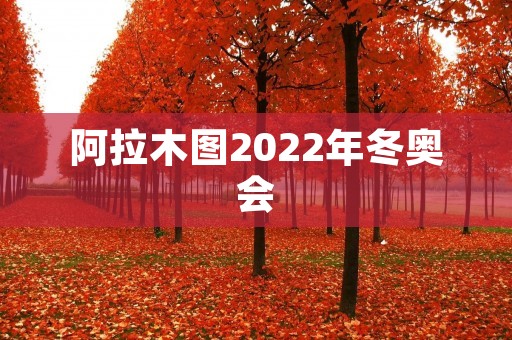 阿拉木图2022年冬奥会:亚洲的冰雪盛宴 阿拉木图2022年冬奥会:亚洲的冰雪盛宴