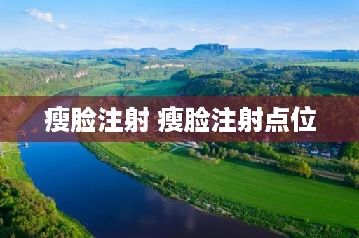 瘦脸注射 瘦脸注射点位