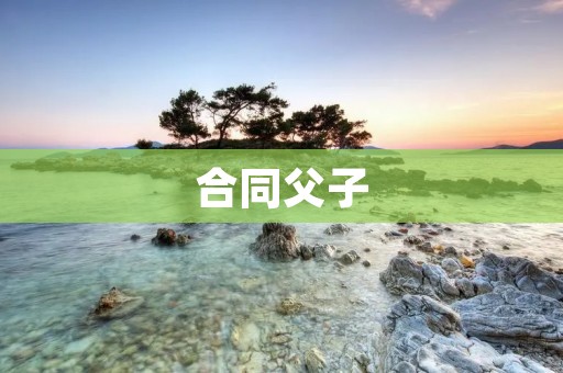 合同父子:如何理解合同的父子关系 合同父子:如何理解合同的父子关系
