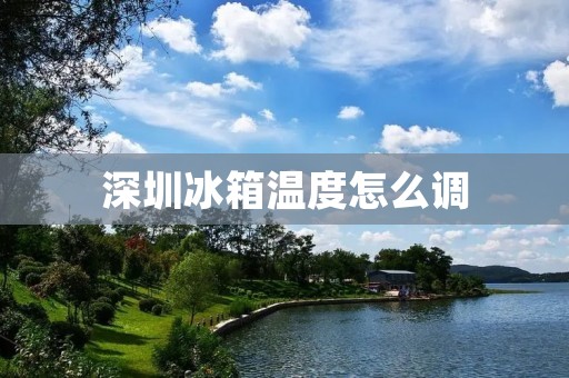 深圳冰箱温度怎么调