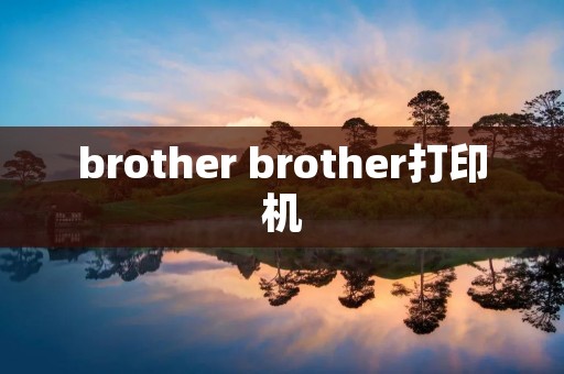 brother brother打印机