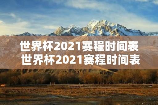 世界杯2021赛程时间表 世界杯2021赛程时间表4强