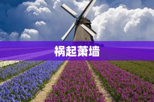 祸起萧墙:一场关于爱情和权力的悲剧
