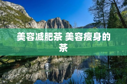 美容减肥茶 美容瘦身的茶