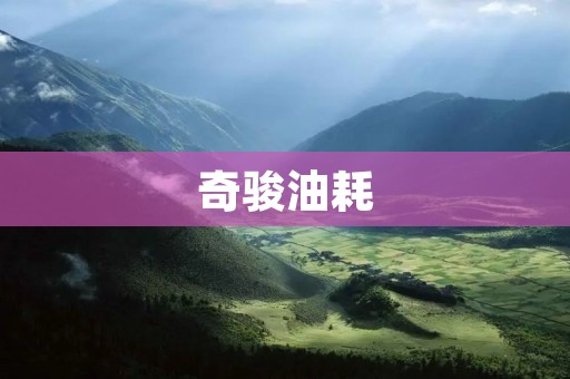 奇骏油耗：如何提高油耗表现？