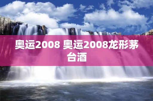 奥运2008 奥运2008龙形茅台酒 奥运2008 奥运2008龙形茅台酒