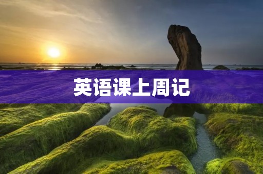 英语课上周记：我的口语练习