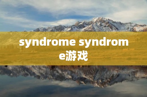 syndrome syndrome游戏