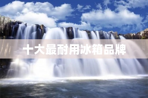十大最耐用冰箱品牌：为你的家庭选择可靠的品牌