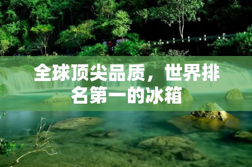 全球顶尖品质，世界排名第一的冰箱